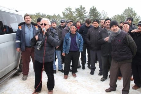 Köylülerden çimento fabrikası kurulmasına tepki