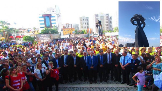 10 Ekim’de Yitirdiklerimiz İçin Adana’da Barış Anıt’ı Açıldı!