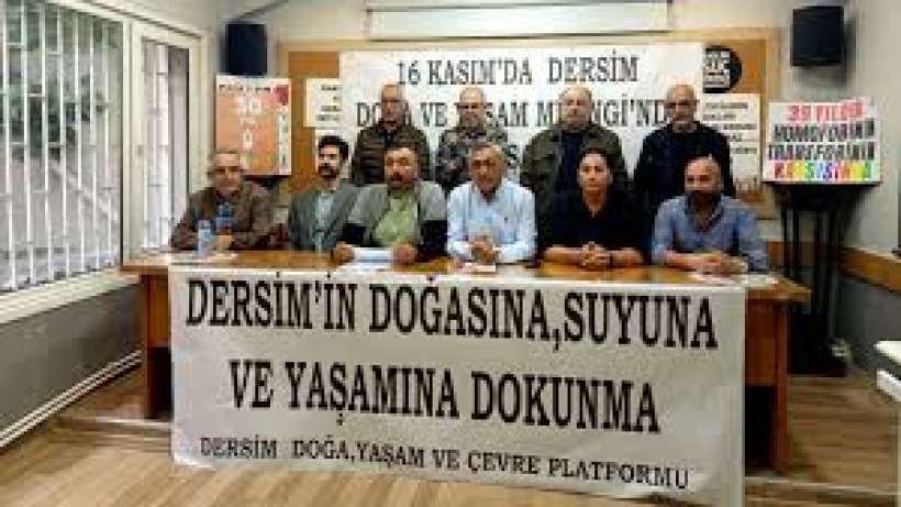 16 Kasımda doğa ve yaşam mitingi düzenleniyor