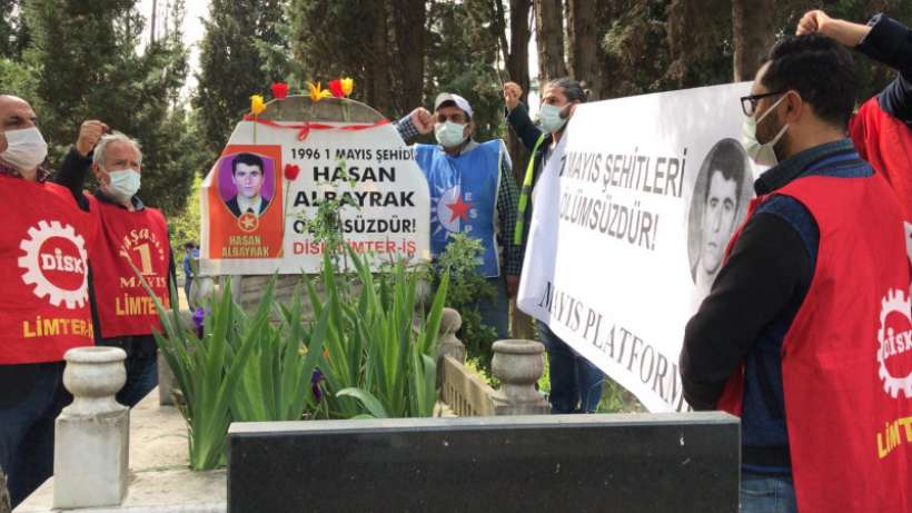 1996 1 Mayısında katledilen Albayrak mezarı başında anıldı
