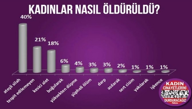 2018’de 440 kadın katledildi, 317 kadına cinsel şiddet uygulandı