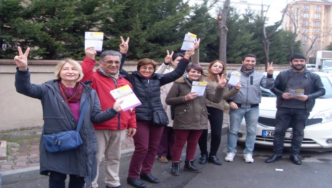 3 Şubat'ta yapılacak olan ‘’Emek,Barış ve Adalet' mitingine çağrı yapıldı