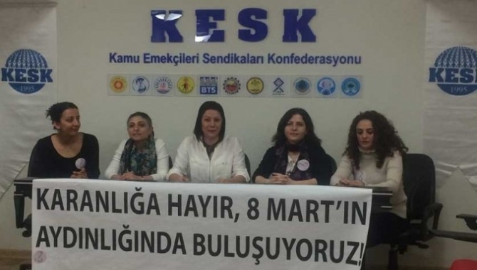 "8 Mart’ın aydınlığında alanlarda buluşuyoruz!"