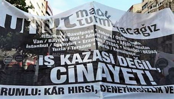 Ağustos ayında en az 180 işçi yaşamını yitirdi