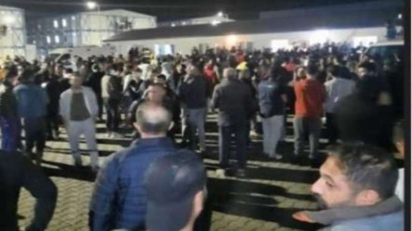 Akkuyu Nükleerde işçiler eylemde