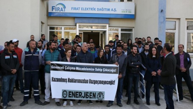 Aksa Fırat EDAŞ’ta işçiler iş bıraktı