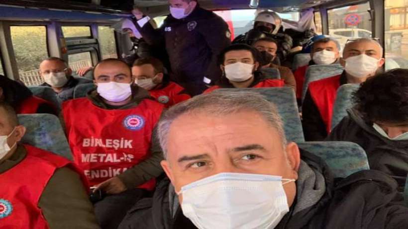 Ankaraya yürümek isteyen metal işçilerine polis saldırısı: 109 gözaltı