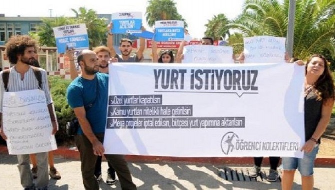 Antalya’da üniversiteliler eylemde: “Barınma, eğitim hakkından bağımsız olamaz”