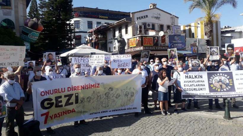 Antalya Emek ve Demokrasi Güçleri: Karanlıklar gider, Gezi kalır
