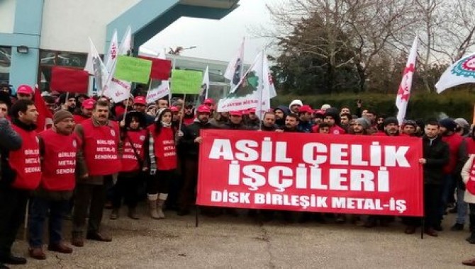 Asil Çelik’e grev kararı asıldı