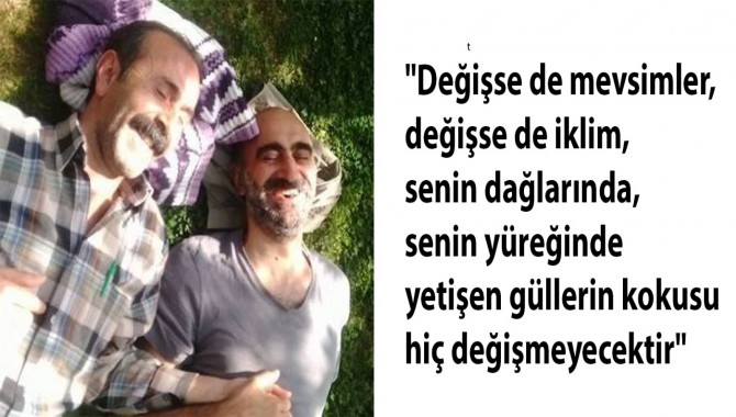 "Bu başkaldırılar dergâhında takatim kesilene dek ışığına yürüyüşüm bitmeyecek"