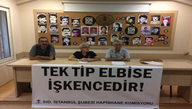 Cezaevleri Komisyonu: "Tek Tip Elbise hak ihlalidir, işkencedir"