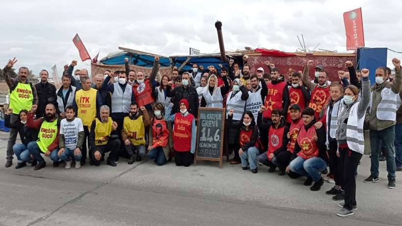 Çorlu Bel Karper ve AdkoTürk’te direnen işçilere Kartal Mitingi daveti