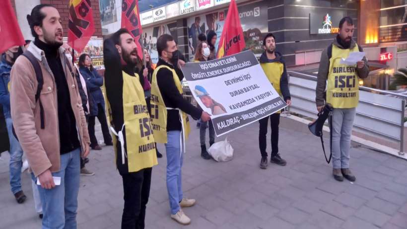 Devrimci işçi Duran Baysal İzmir’de anıldı