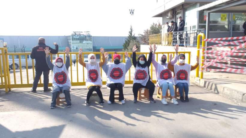 Direnişteki Migros depo işçileri: Tacize, mobbinge, ücretsiz izne direniyoruz