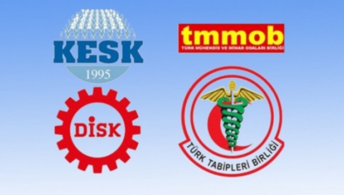 DİSK, KESK, TMMOB ve TTB’den acil önlem talepli imza kampanyası