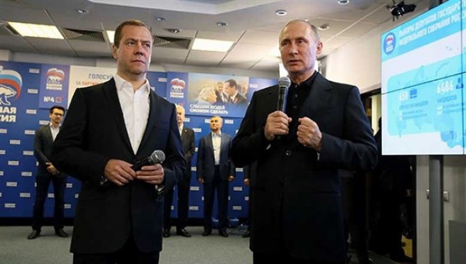 Duma seçimlerini Putin'in partisi kazandı