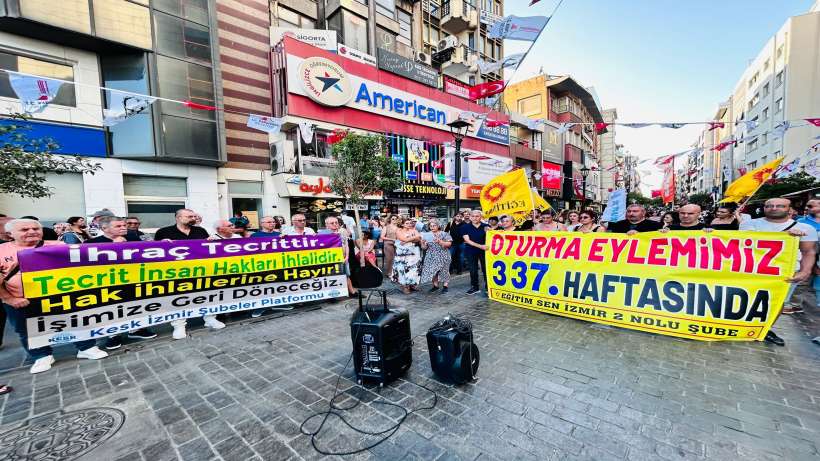 Eğitim Emekçilerinden 337 hafta KHK direnişi