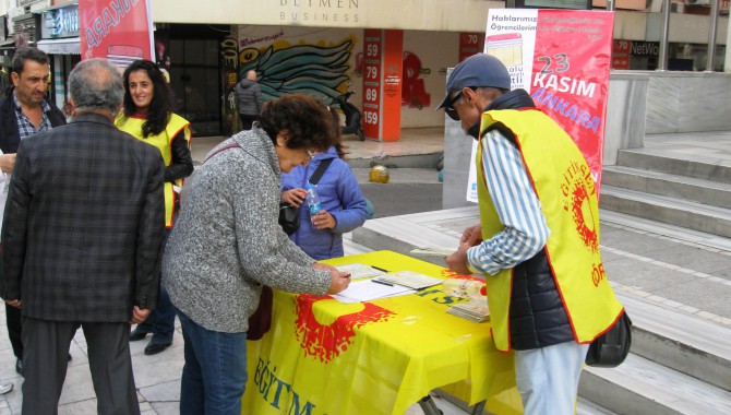 Eğitim-Sen 23 Kasım Ankara Mitingine çağrı yaptı