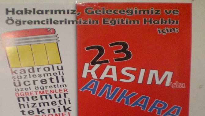 Eğitim-Sen'den ‘’İnsan Onuruna Yaraşır Ücret ve Çalışma koşulları İstiyoruz ’’mitingine çağrı