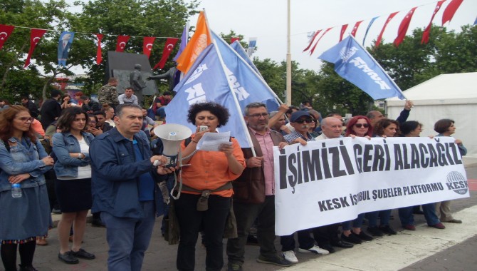 "Emeği,barışı ve demokrasiyi savunanları mücadele verdikleri için ihraç ettiler"