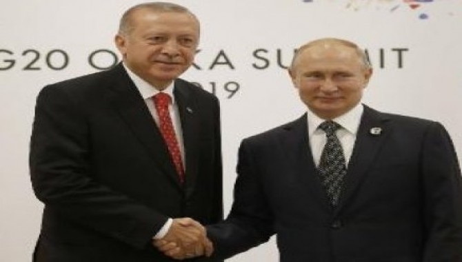 Erdoğan, Rusya Devlet Başkanı Putin ile görüştü