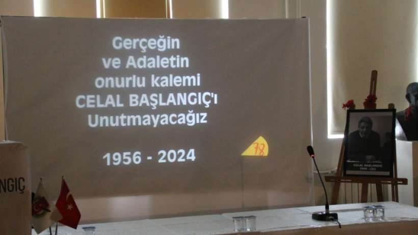 Gazeteci Celal Başlangıç İstanbul’da anıldı