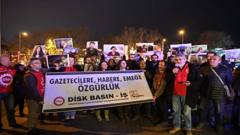 Gazetecilere, habere, emeğe özgürlük