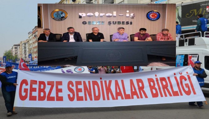 Gebze Sendikalar Birliği'den işten atmalar ve sendikasızlaştırmaya karşı 23 Ekim'de miting