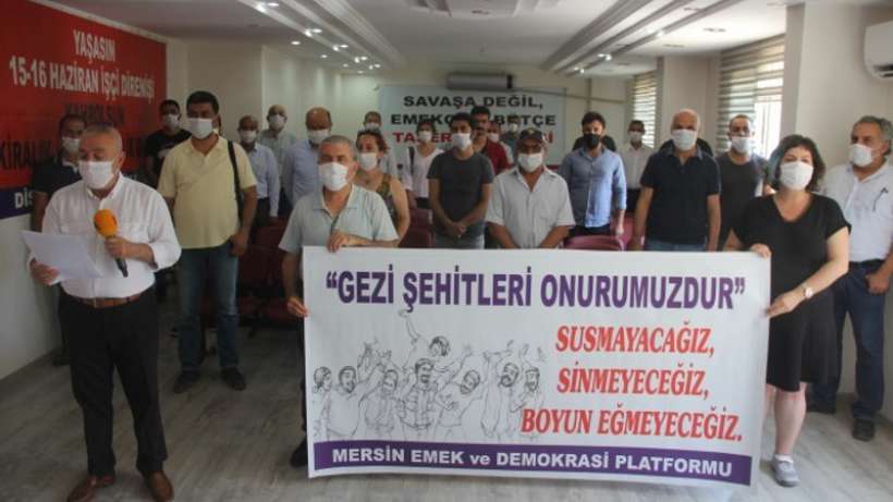 Gezide yaşamını yitirenler Mersinde anıldı