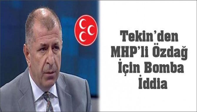 Gürsel Tekin'den Ümit Özdağ için iddia