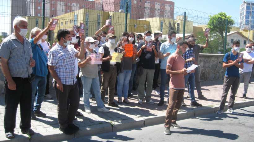 Hasta önünde çağrı: Ebru Timtik ve Aytaç Ünsal serbest bırakılsın!