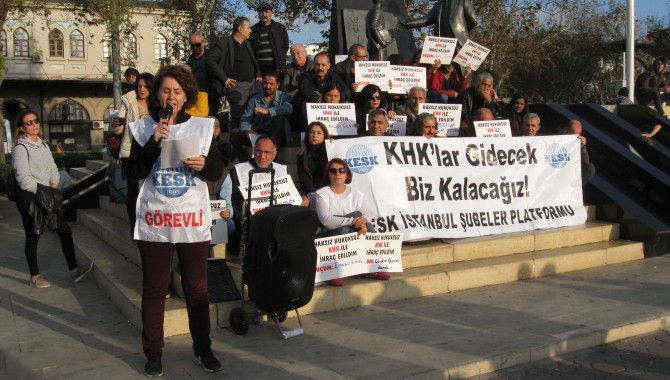 Haydi 8 Aralık'ta miting için Bakırköy Özgürlük Meydanı'na...