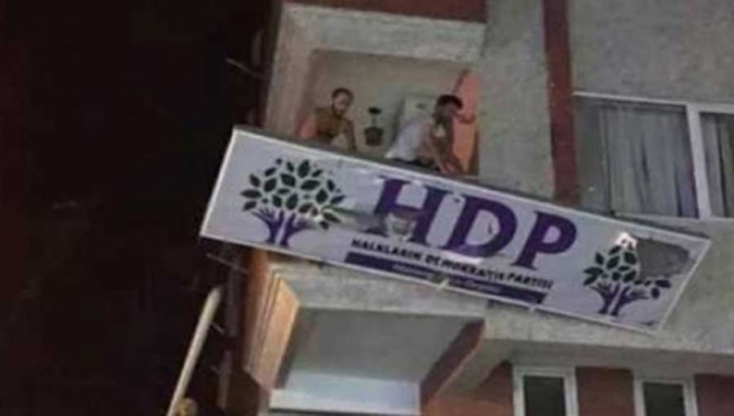HDP binalarına saldırı