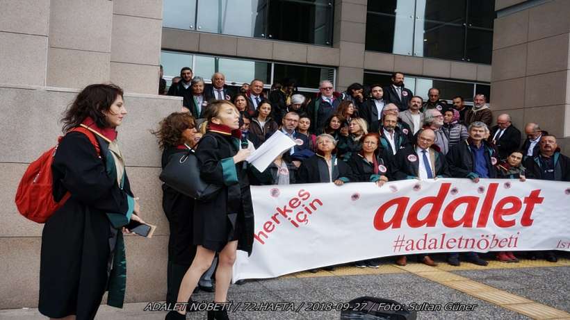 Hukukçulardan 101 Adalet Nöbetine erteleme I Nöbet 27 Ocakta yapılacak!