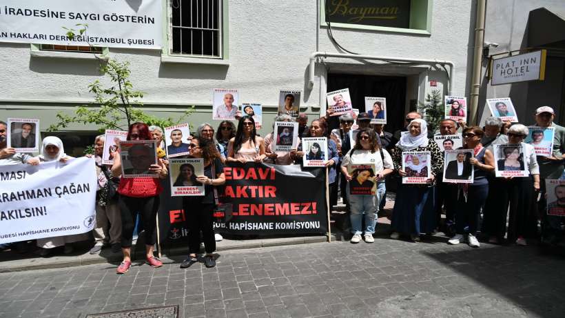 İHD İstanbul şubesi hasta tutsaklara özgürlük çağrısı yaptı