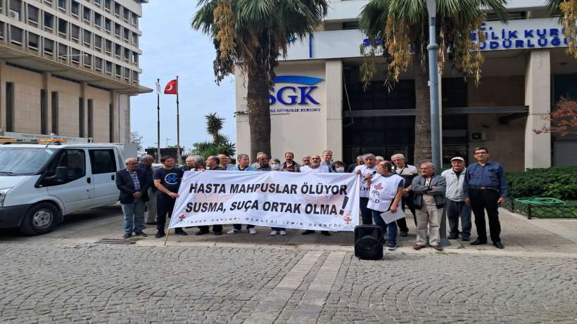 İHD İzmir Şubesi: hasta tutsaklar serbest bırakılsın