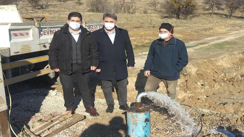 “İlçemize sondaj kuyusu kazandırmanın mutluluğunu yaşıyoruz”