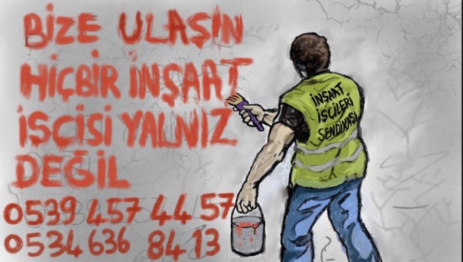 İnşaat İşçileri Sendikası:Virüs bahanesiyle ışinden olan işçilere destek vermeye çağırıyoruz