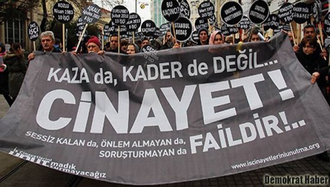 ‘İş cinayetleri’nde Avrupa birincisi Türkiye’de beş yılda 6 bin 87 işçi öldü