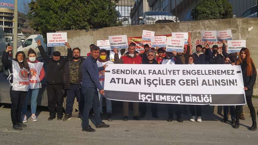 İşçi Emekçi Birliğinden Sinbo önünde eylem