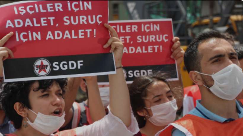 İşçi örgütleri ve sendikalardan çağrı: Suruç için adalet işçiler için adalet