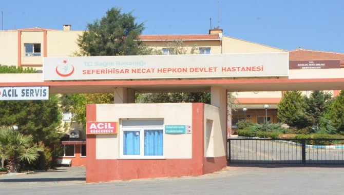 Seferhisar yeni devlet hastanesi için ilk adım...Yer Düzce mahallesinde...