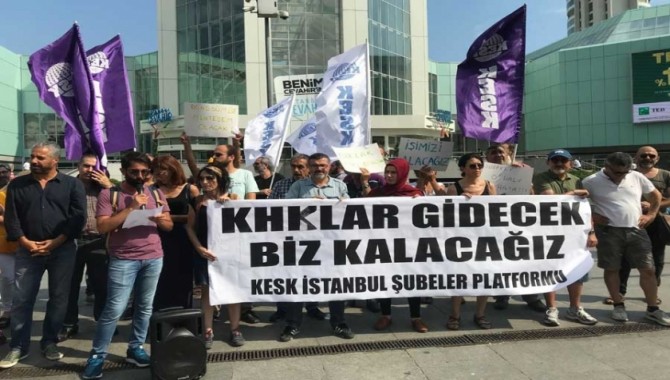 İstanbul Şubeler Platformu'undan sendikacıların gözaltına alınmasına tepki