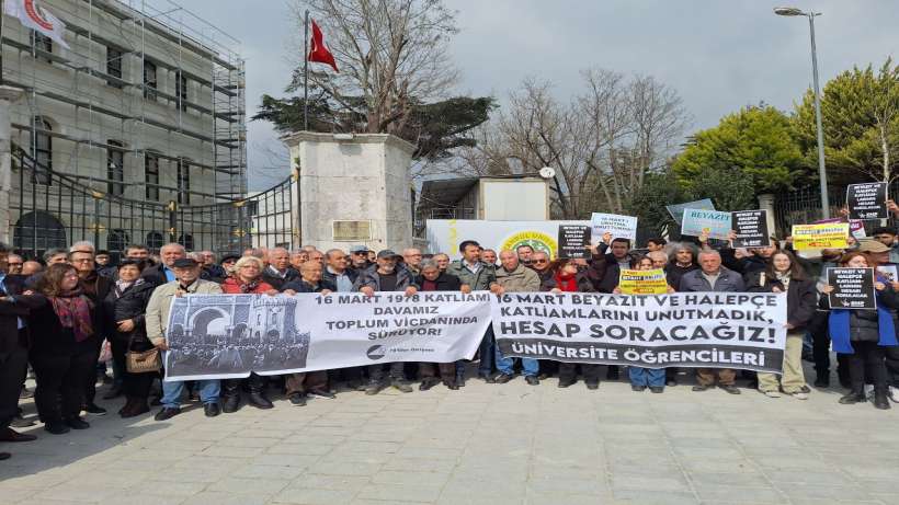 İstanbul Üniversitesi’nde Beyazıt ve Halepçe anması: “Unutmadık, hesap soracağız”