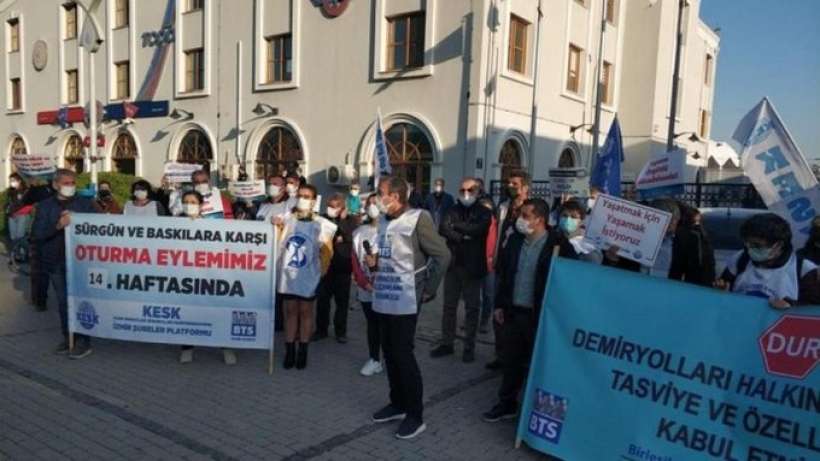 İzmirde BTS ve SES: Sürgün ve baskılar hukuk dışıdır