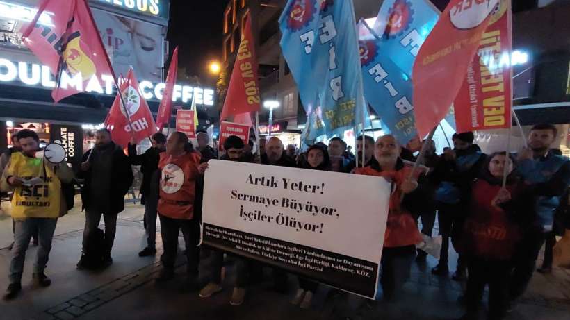 İzmirden çağrı: Artık yeter! İş cinayetleri son bulsun!