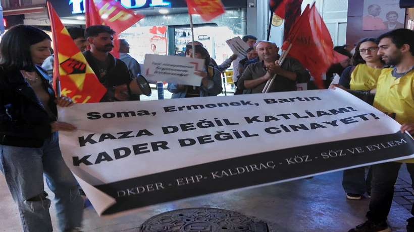 İzmirden seslendiler: Bartın kader değil katliam I Fincancı serbest bırakılsın