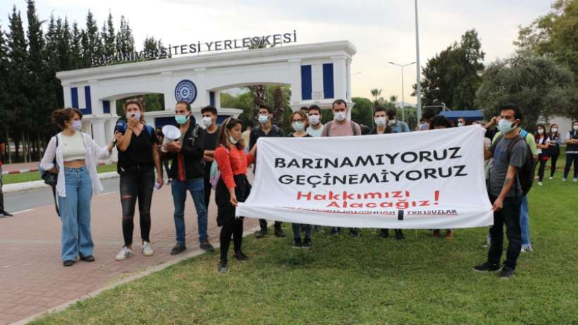 İzmirli öğrenciler: Bunların yurdu var diyenler, bizleri yurtsuz bırakanlardır