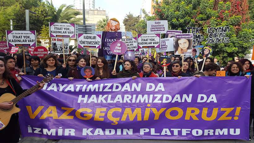 Kadınlardan il il kadınlardan 25 Kasım eylemleri